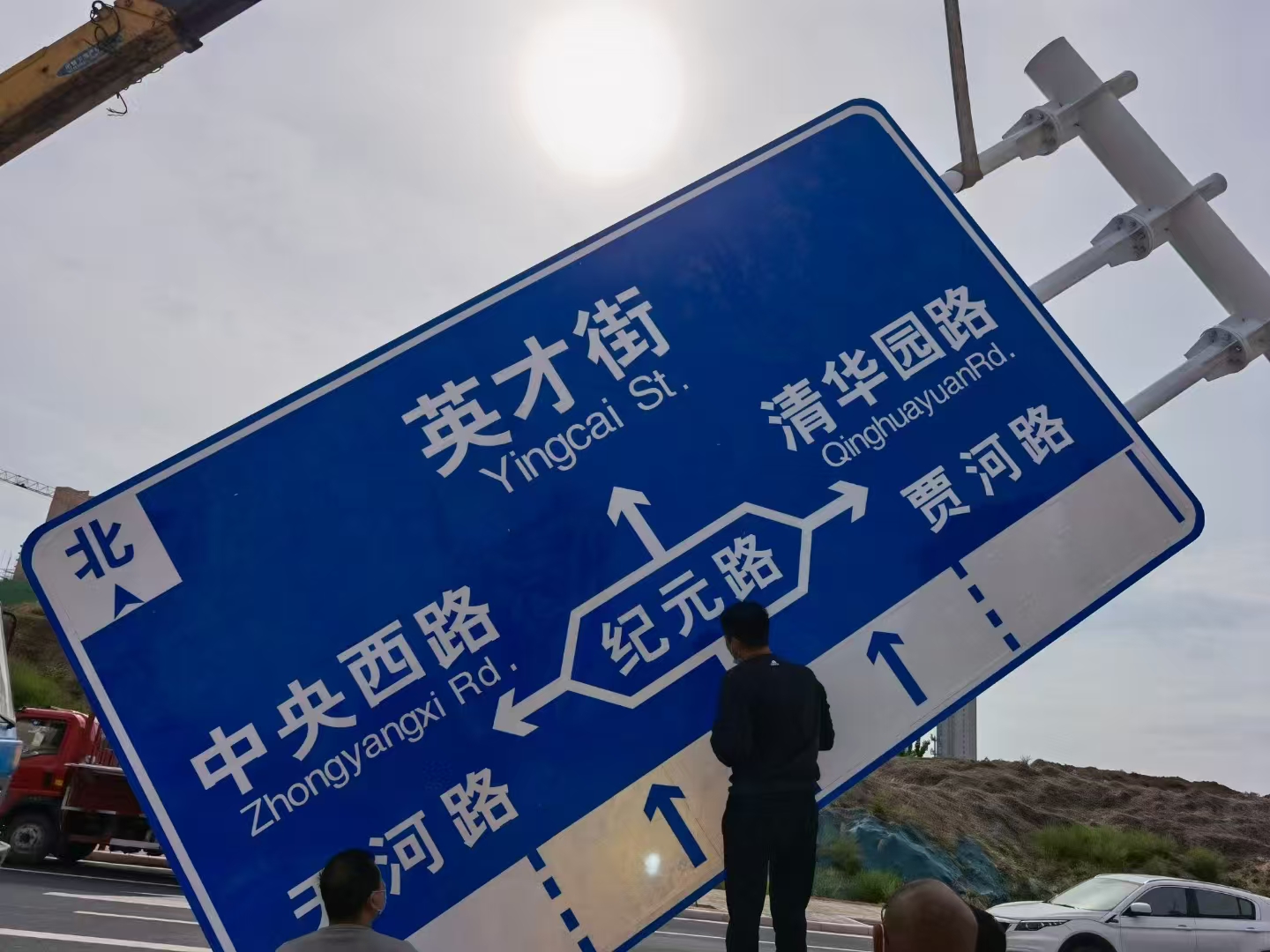 许昌市警示牌高速龙门架 - 一站式服务
